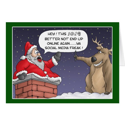 Funny Christmas Cards: Online Post Card | Zazzle