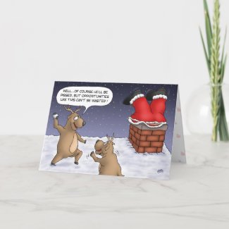 Funny Christmas Cards: Opportunities card