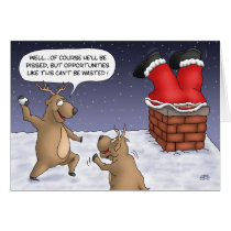 Funny Christmas Cards: Opportunities cards