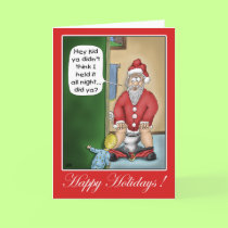 Funny Christmas Cards: Pit Stop