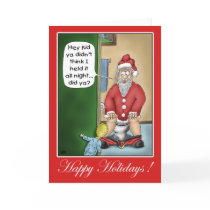 Funny Christmas Cards: Pit Stop