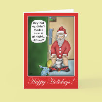 Funny Christmas Cards: Pit Stop by nopolymon Funny Christmas Cards: Pit Stop