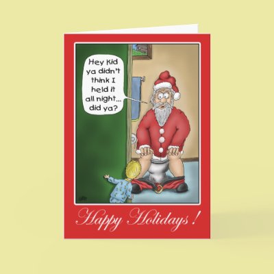 Funny Christmas Cards: Pit Stop by nopolymon