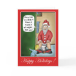 Funny Christmas Cards: Pit Stop
