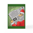 Funny Christmas Cards: Santa's off Season