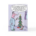 Funny Christmas Cards : Tightening The Belt card
