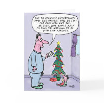Funny Christmas Cards : Tightening The Belt