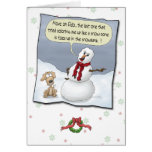 Funny Christmas Cards: Toes Up