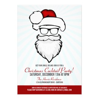 Funny Christmas Cocktail Party Invitations