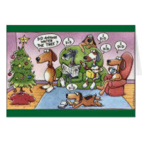 Funny Christmas Dog Card