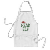 Funny Christmas Elf Apron
