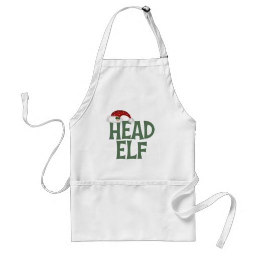 Funny Christmas Elf Apron Zazzle