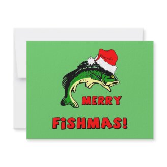Funny Christmas fishing