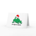 Funny Christmas frog