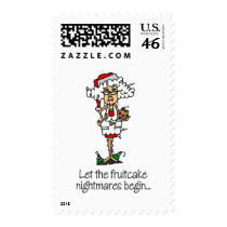 Funny Christmas Gift Stamps