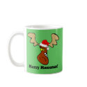Funny Christmas moose mugs by holidaysboutique Funny Christmas moose mugs