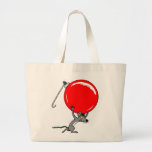 Funny Christmas Mouse Cartoon Canvas Bags
