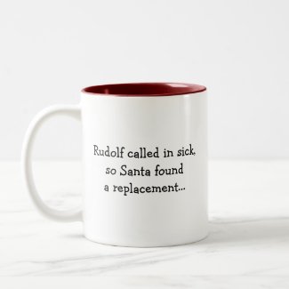 Funny Christmas Mug - Camel in Reindeer Suit mug