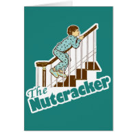 Funny Christmas Nutcracker Greeting Card