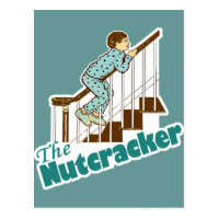 Funny Christmas Nutcracker Postcard