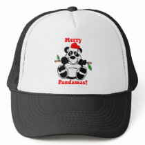 Funny Christmas Panda Bear hats by holidaysboutique Funny Christmas Panda Bear hats
