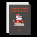 Funny Christmas Party Invitation by bad_Onions Funny Christmas Party Invitation
