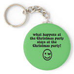 Funny Christmas party Keychain