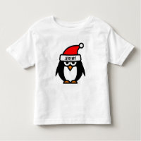 Funny Christmas penguin cartoon | Kids t shirts