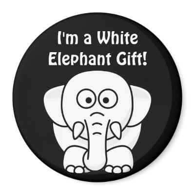 Funny Christmas Present: Real White Elephant Gift!