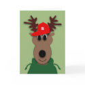 Funny Christmas Reindeer card
