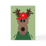 Funny Christmas Reindeer card