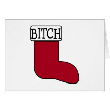 Funny Christmas Stocking Card