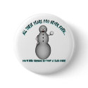 Funny Christmas X-Mas Snowman Poop Pin Button by sexyshirts2 Funny Christmas X-Mas Snowman Poop Pin Button