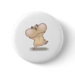 funny chubby cheeks hamster pin