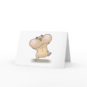 funny chubby cheeks hamster cards