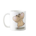 funny chubby cheeks hamster mugs
