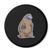 funny chubby platypus magnets