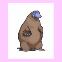 funny chubby platypus posters by doonidesignsanimals funny chubby platypus posters