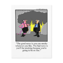 Funny Cigar Gifts for the Cigar Afficionado! postcards