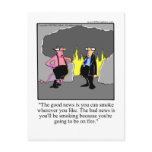 Funny Cigar Gifts for the Cigar Afficionado! Postcard