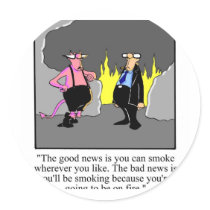 Funny Cigar Gifts for the Cigar Afficionado! stickers
