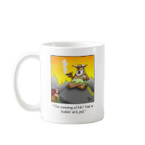 Funny Cigar Wise Man Cartoon Gifts! mugs