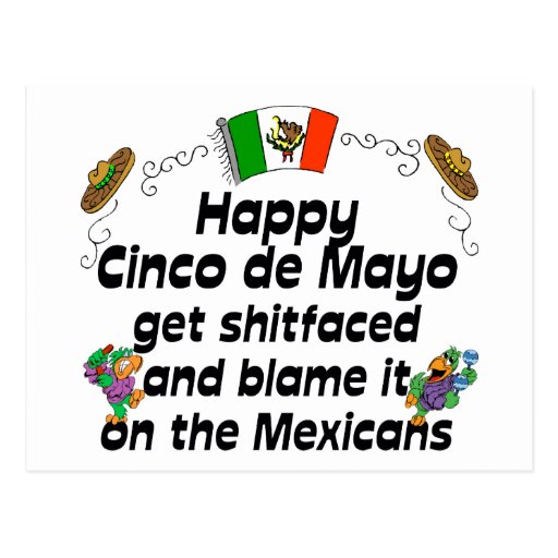 Funny Cinco de Mayo Postcard Zazzle