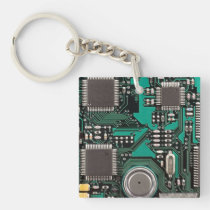 cool, geek, electronics, humor, components, circuit board, keychain, funny, science, nerd, technology, abstract, flag, pattern, urban, geeks, nerds, custom, key chain, [[missing key: type_aif_keychai]] with custom graphic design