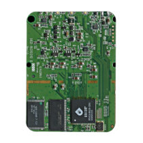 Funny circuit board vinyl magnets