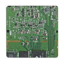 geek, electronics, circuit board, funny, nerd, cool, components, science, technology, coaster puzzle, fun, modern, abstract, flag, pattern, urban, geeks, nerds, custom, coaster, [[missing key: type_pioc_coasterpuzzl]] with custom graphic design