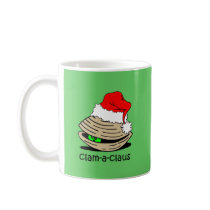 Funny clam Christmas Mug