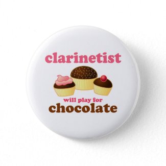 Funny Clarinet button
