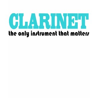 Funny Clarinet Kids T-shirt shirt