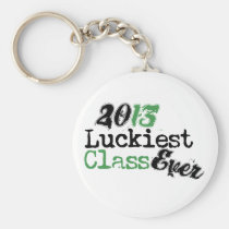 Funny Class OF 2013 - Luckiest Class Ever keychains